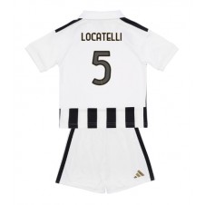 Juventus Manuel Locatelli #5 Hemmaställ Barn 2026-27 Korta ärmar (+ Korta byxor)